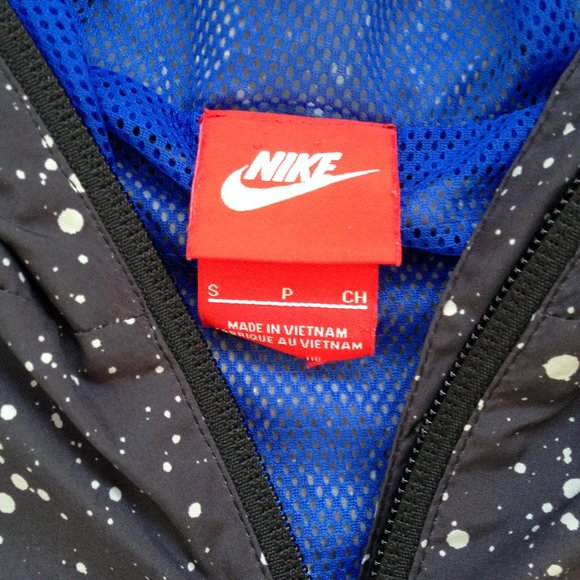 Nike - Black & White Paint Splatter Windbreaker - Picture 4 of 14